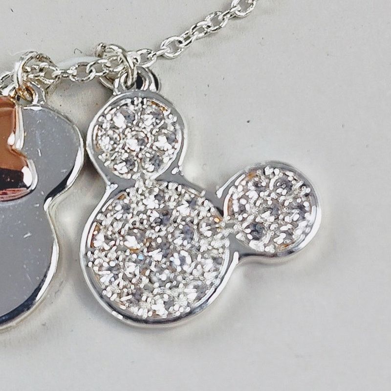 Disney Disney Minnie & Mickey Mouse Double Pendant Necklace NIB Size ONE SIZE - 4 Thumbnail