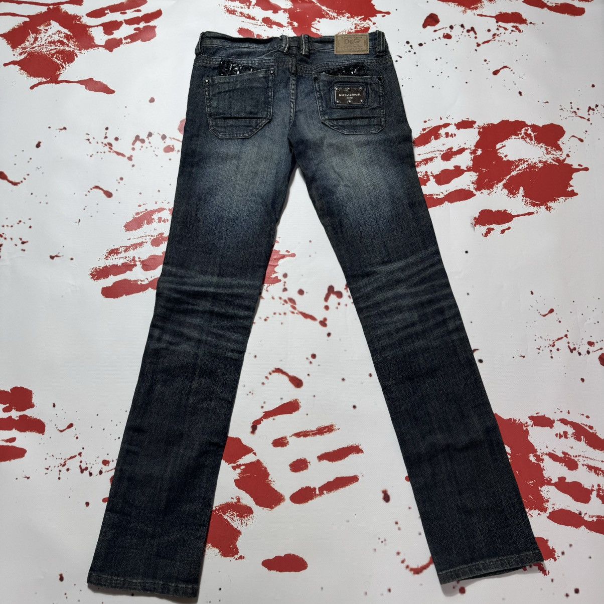 Dolce & Gabbana vintage 90s dolce gabbana woman big logo flared jeans Size 29" - 1 Thumbnail