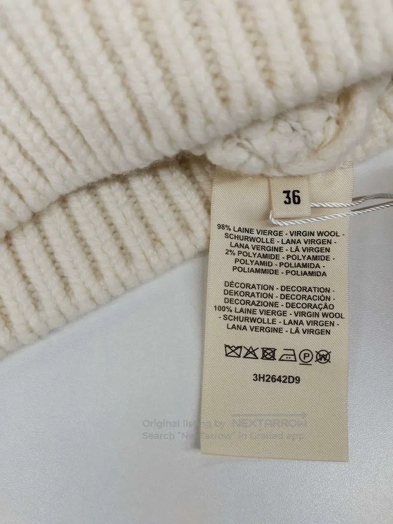Hermes Hermes Ladies High Neck Knit Top Size XS / US 0-2 / IT 36-38 - 4 Thumbnail