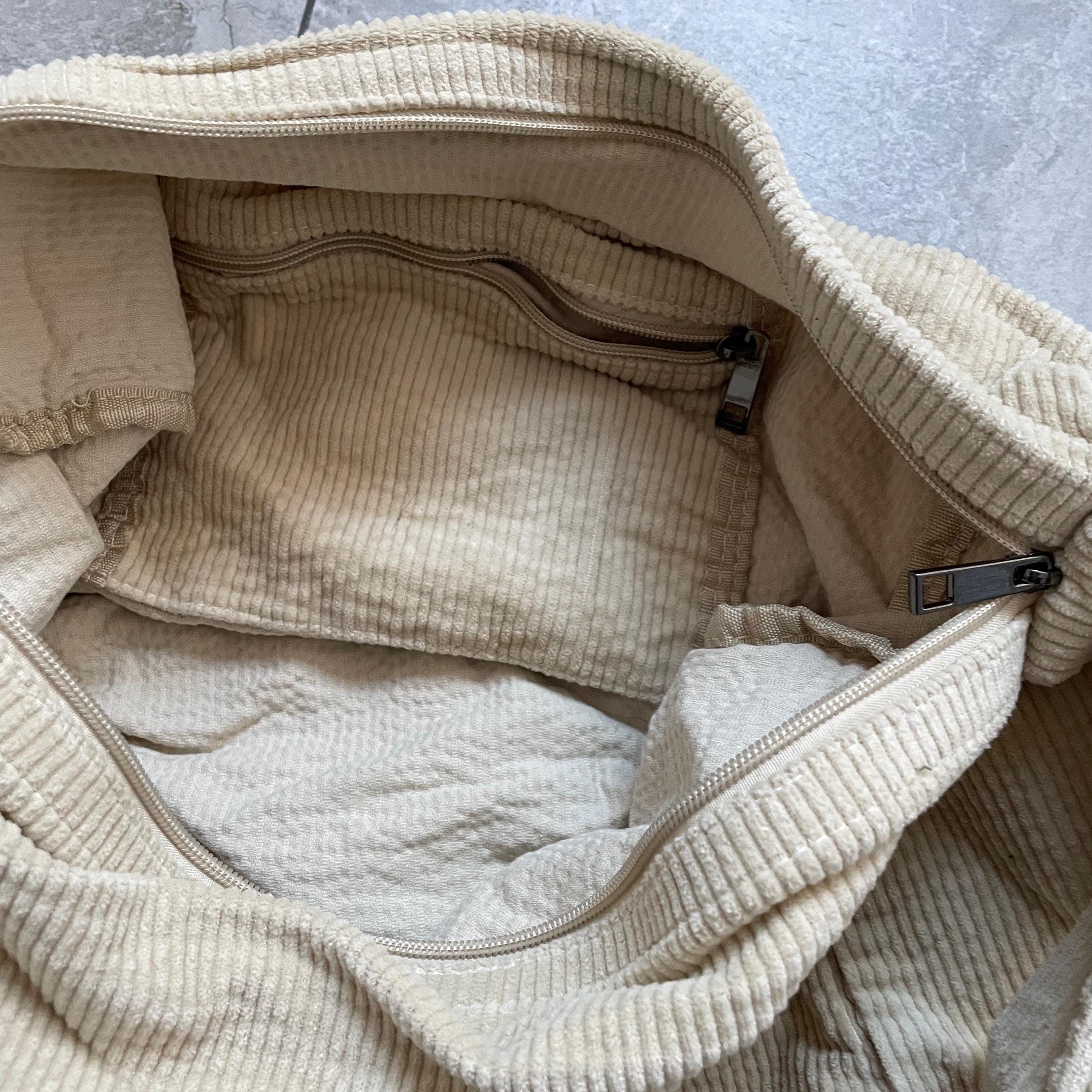 Other Crossbody Corduroy Bag Shoulder Capacity Slouchy Casual tote Size ONE SIZE - 6 Thumbnail