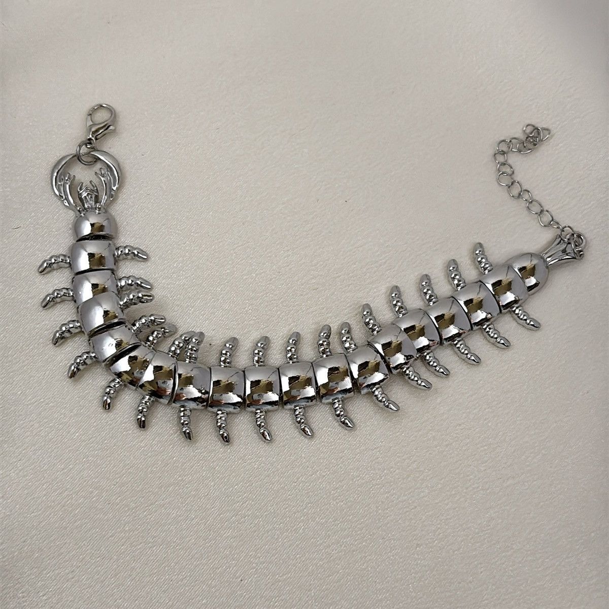 Other Centipede Link Chain Bracelet for Men Women Unisex Bracelet Size ONE SIZE - 4 Thumbnail