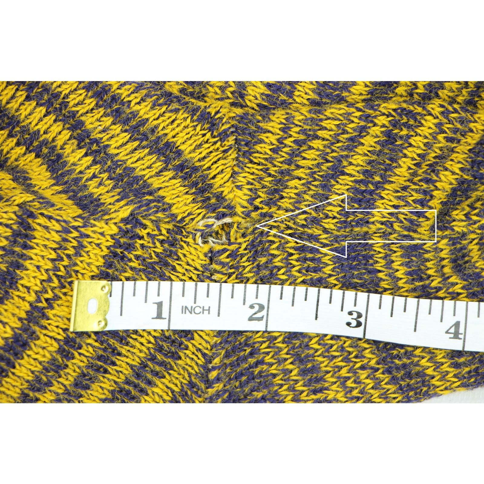 Vintage Vintage Striped Knit Polo T-Shirt Sweater 60s 70s Size US XS / EU 42 / 0 - 3 Thumbnail