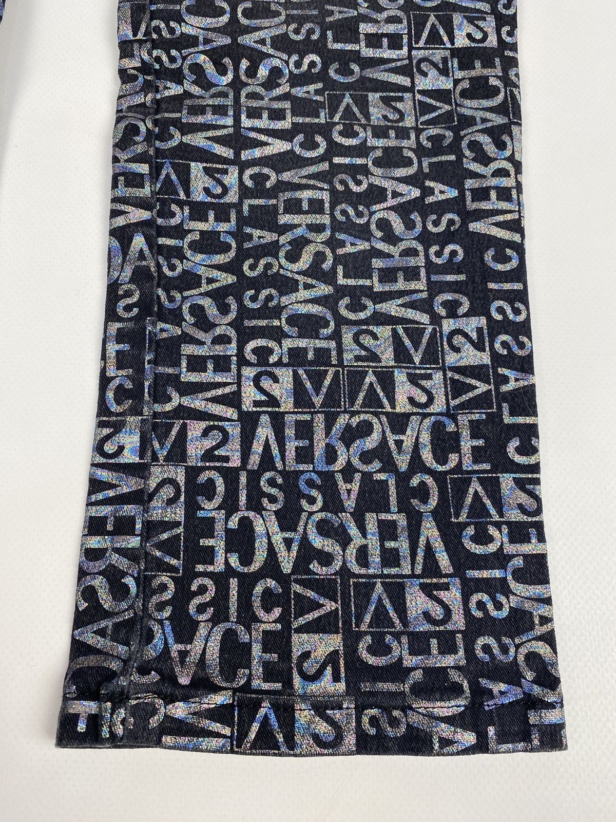 Versace Versace Monogram Printed Avant Garde Japanese Jeans Size 22" - 12 Thumbnail