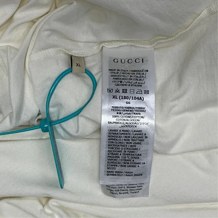 Gucci Gucci Gucci Lido Series Short Sleeve T-Shirt -2506 Size US XL / EU 56 / 4 - 3 Thumbnail