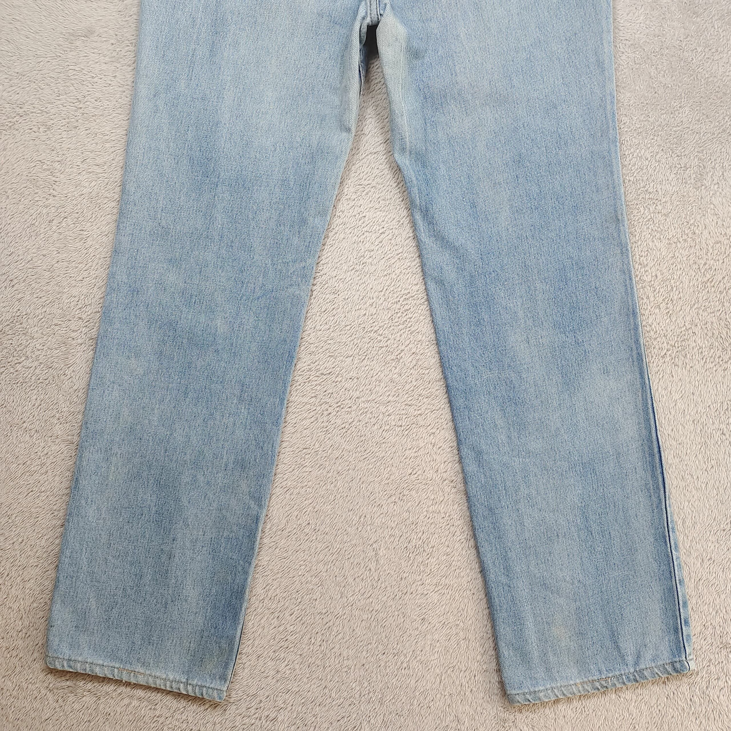 Levi's Levi’s 90s 505 – Ice-Blue Honeycomb Fade, Hong Kong-Made Size US 34 / EU 50 - 11 Thumbnail
