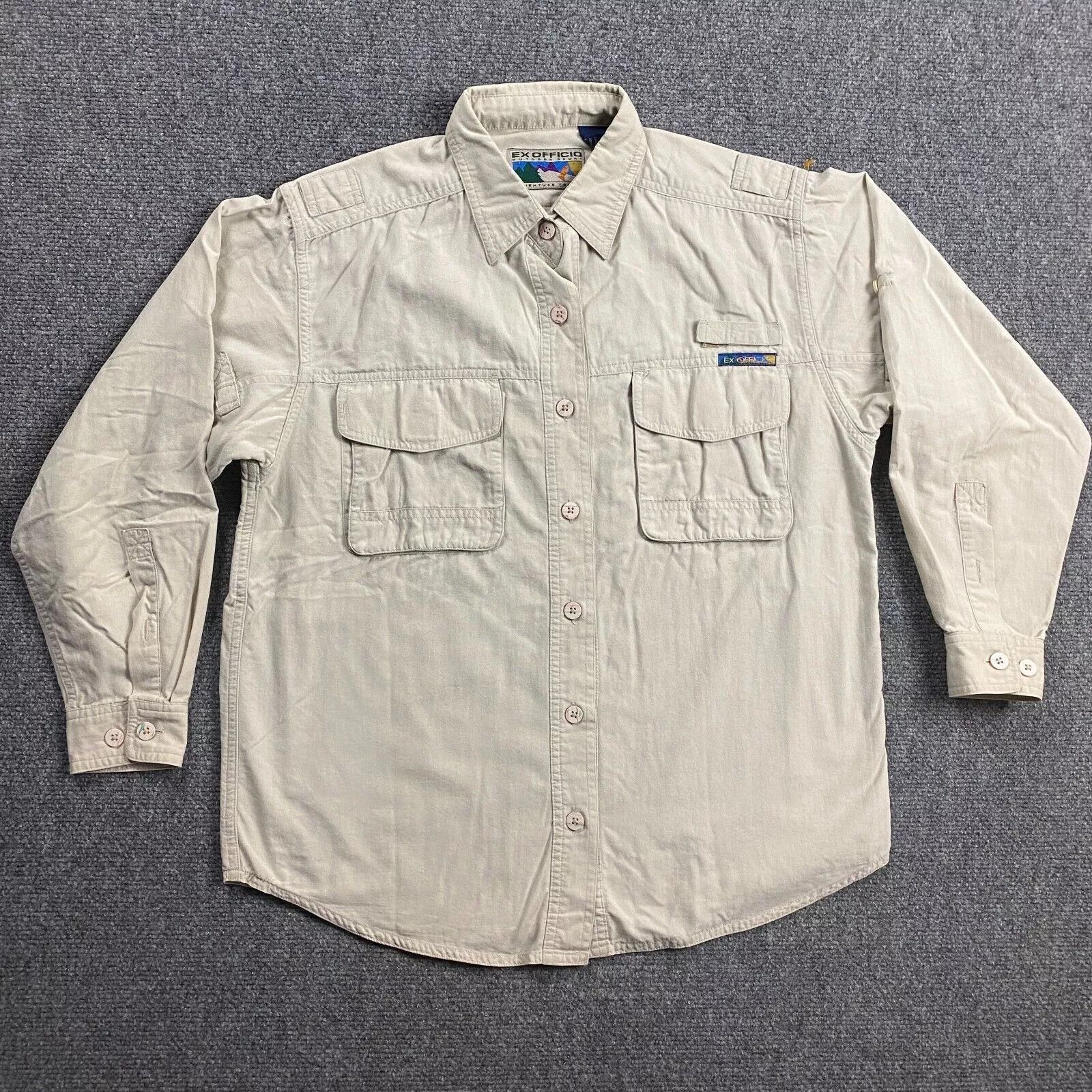 ExOfficio Exofficio Shirt Women's Medium Top Button Up Travel Hiking Size M / US 6-8 / IT 42-44 - 1 Thumbnail