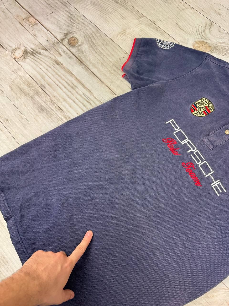 La Martina LA MARTINA PORSCHE POLO TEAM SHIRT CHIEF KEEF STYLE Faded Size US XXL / EU 58 / 5 - 2 Thumbnail