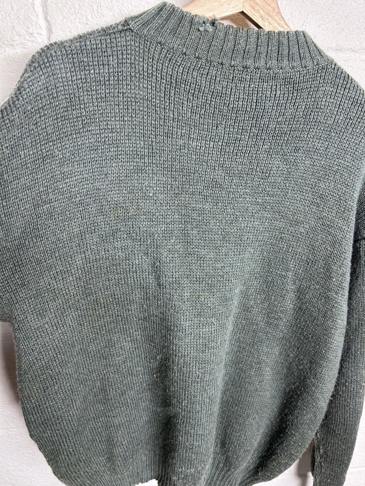 Other Vintage Swiss Military Virgin Wool Blend Sweater Half Zip Size US XL / EU 56 / 4 - 5 Thumbnail