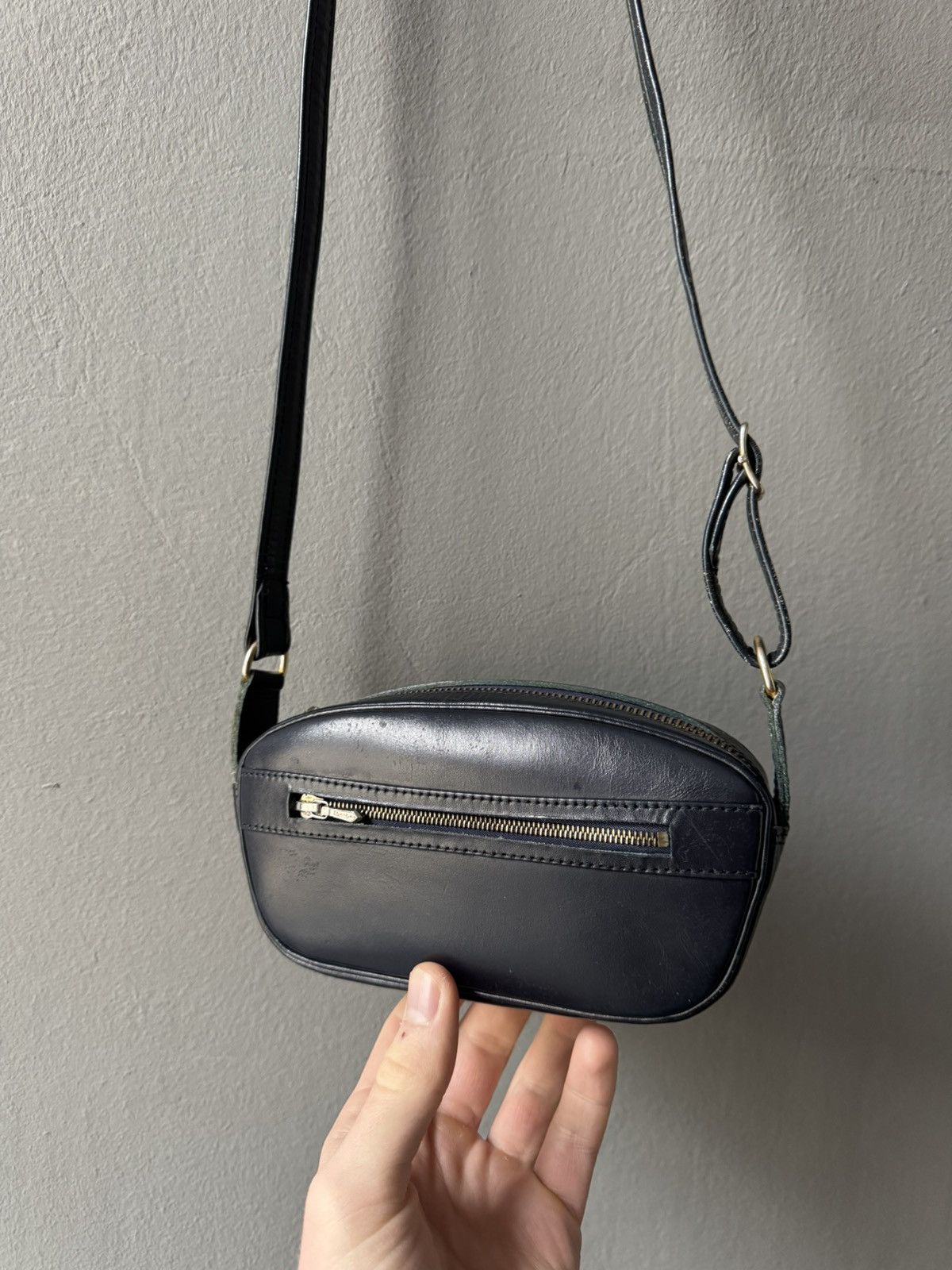Other Vintage Leather Mini Shoulder Bag Riri Hardware Compact Size ONE SIZE - 4 Thumbnail