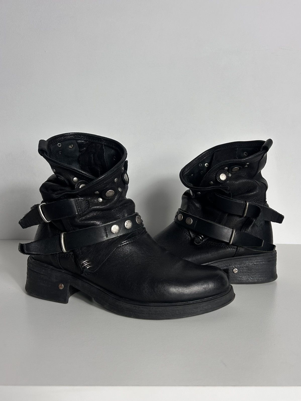 Other Insane vintage leather biker boots Size US 8 / IT 38 - 2 Thumbnail