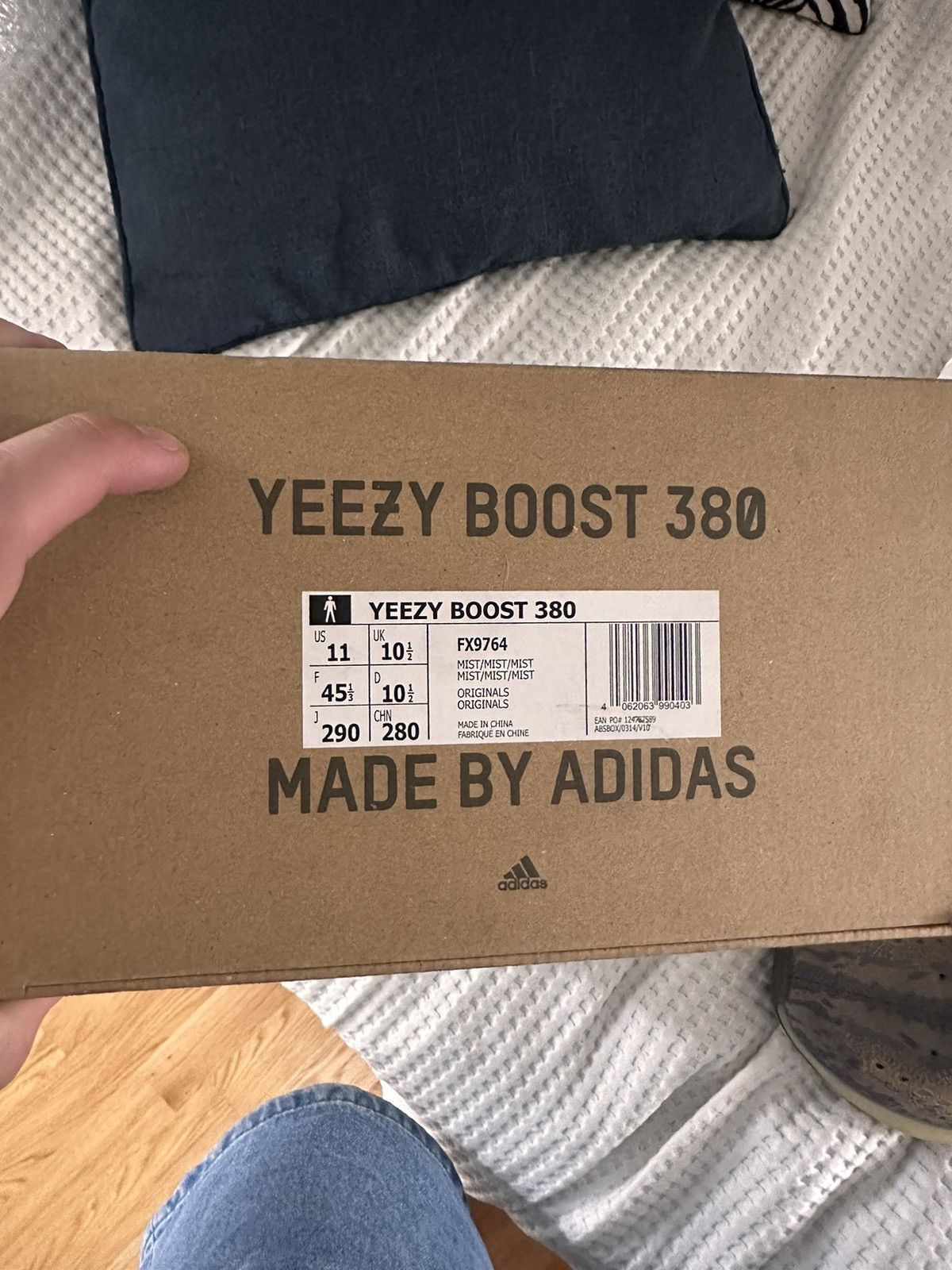 Adidas Yeezy 380 Mist Size US 11 / EU 44 - 11 Thumbnail