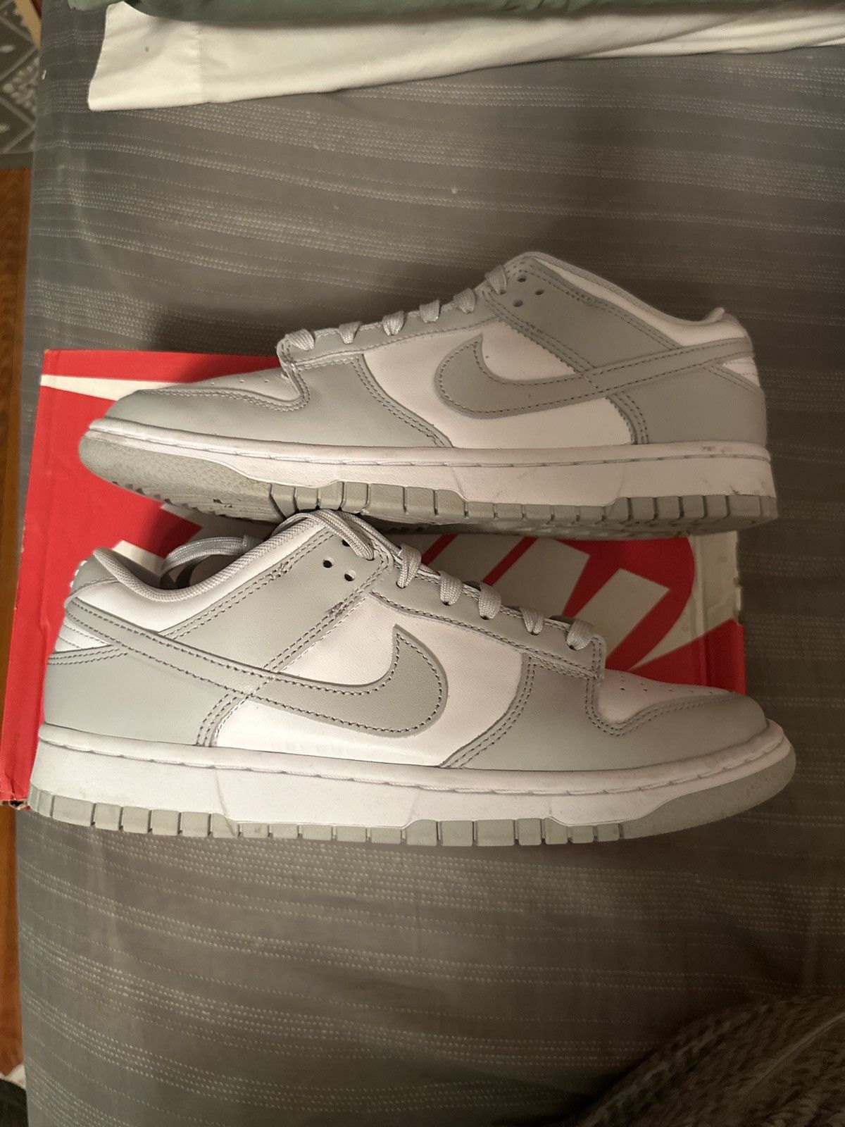 Nike NIKE DUNK LOW RETRO “GREY FOG” Sz 9 Size US 9 / EU 42 - 3 Thumbnail