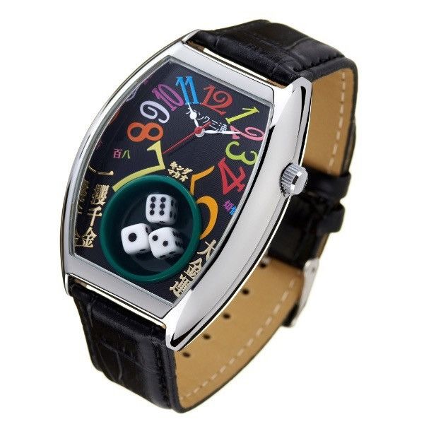 Japanese Brand Frank Miura Life’s a Gamble Watch King Macau Dice Rainbow Size ONE SIZE - 2 Thumbnail
