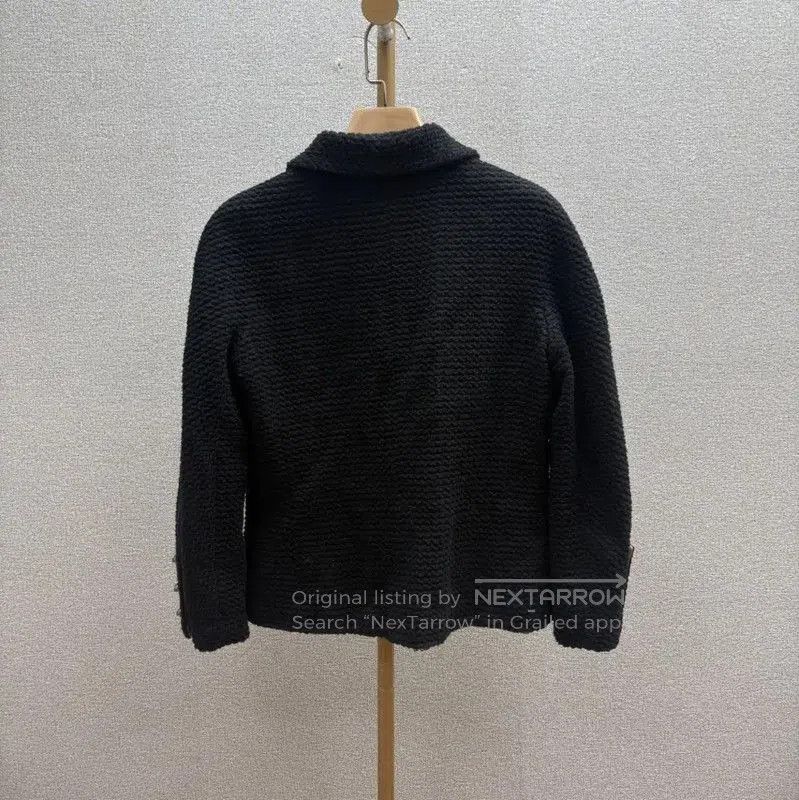 Chanel Chanel Black Cotton Jacket for Women . Size L / US 10 / IT 46 - 2 Thumbnail