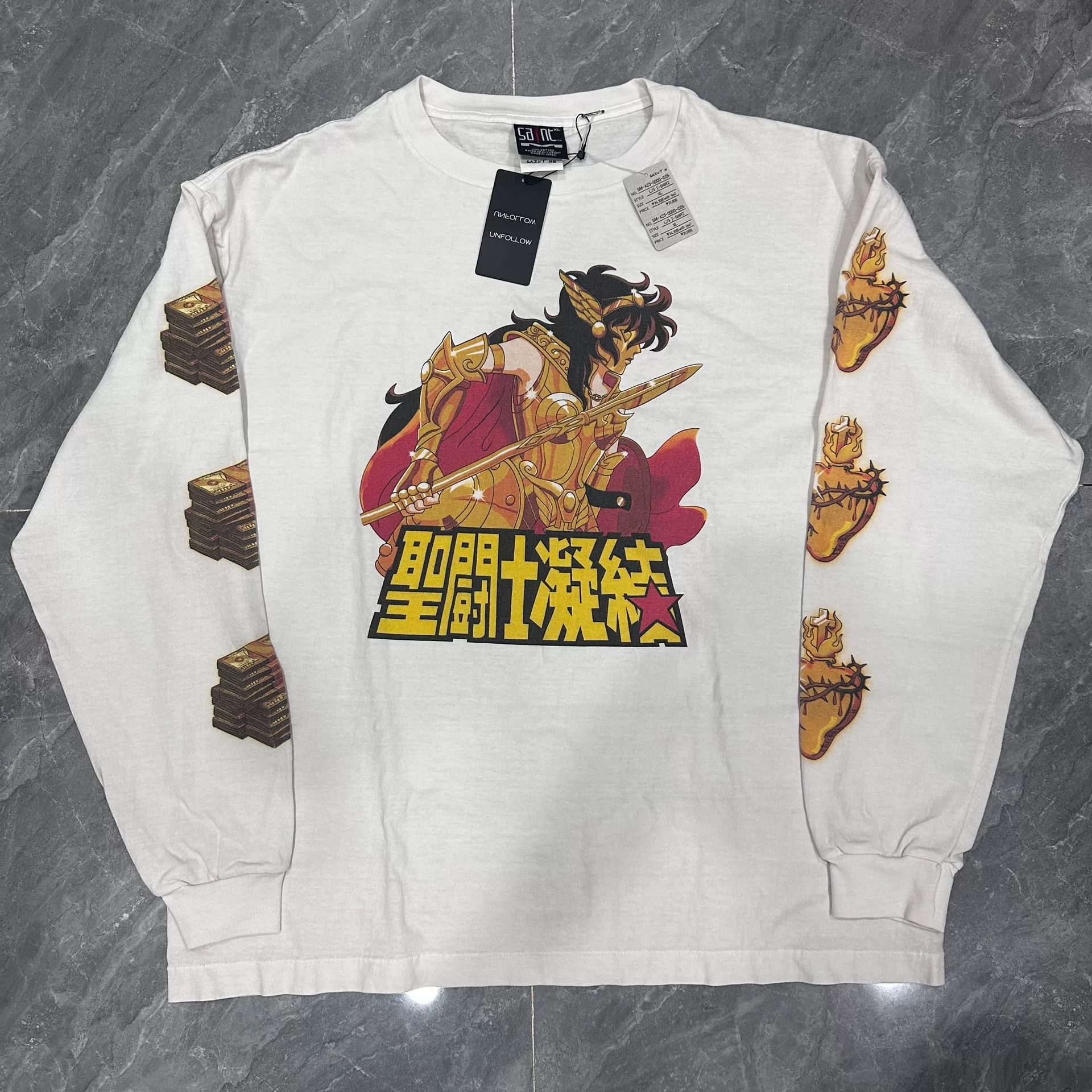 【限定品】 SAINT MICHAEL OREO ロングTシャツ Mサイズ Saint Michael Brand New Saint Michael Oreo Longsleeve | Grailed