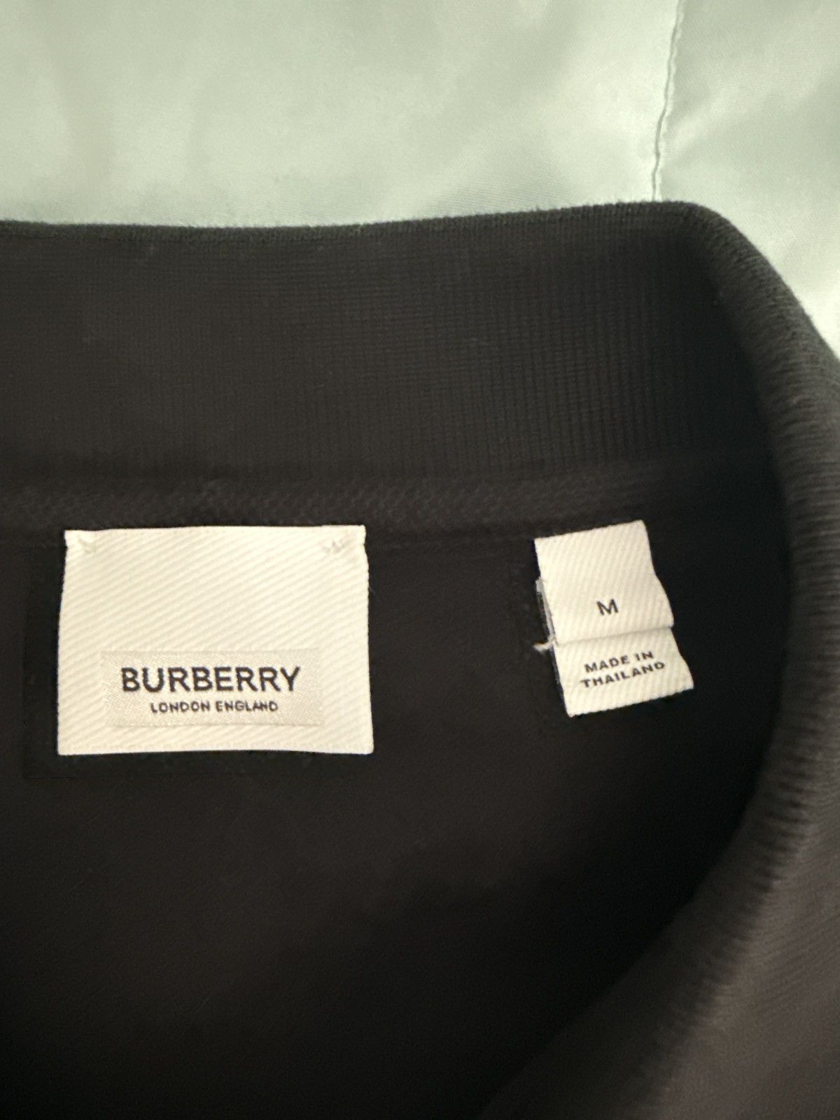Burberry Burberry TB Logo Polo Black Shirt Size US M / EU 48-50 / 2 - 3 Thumbnail