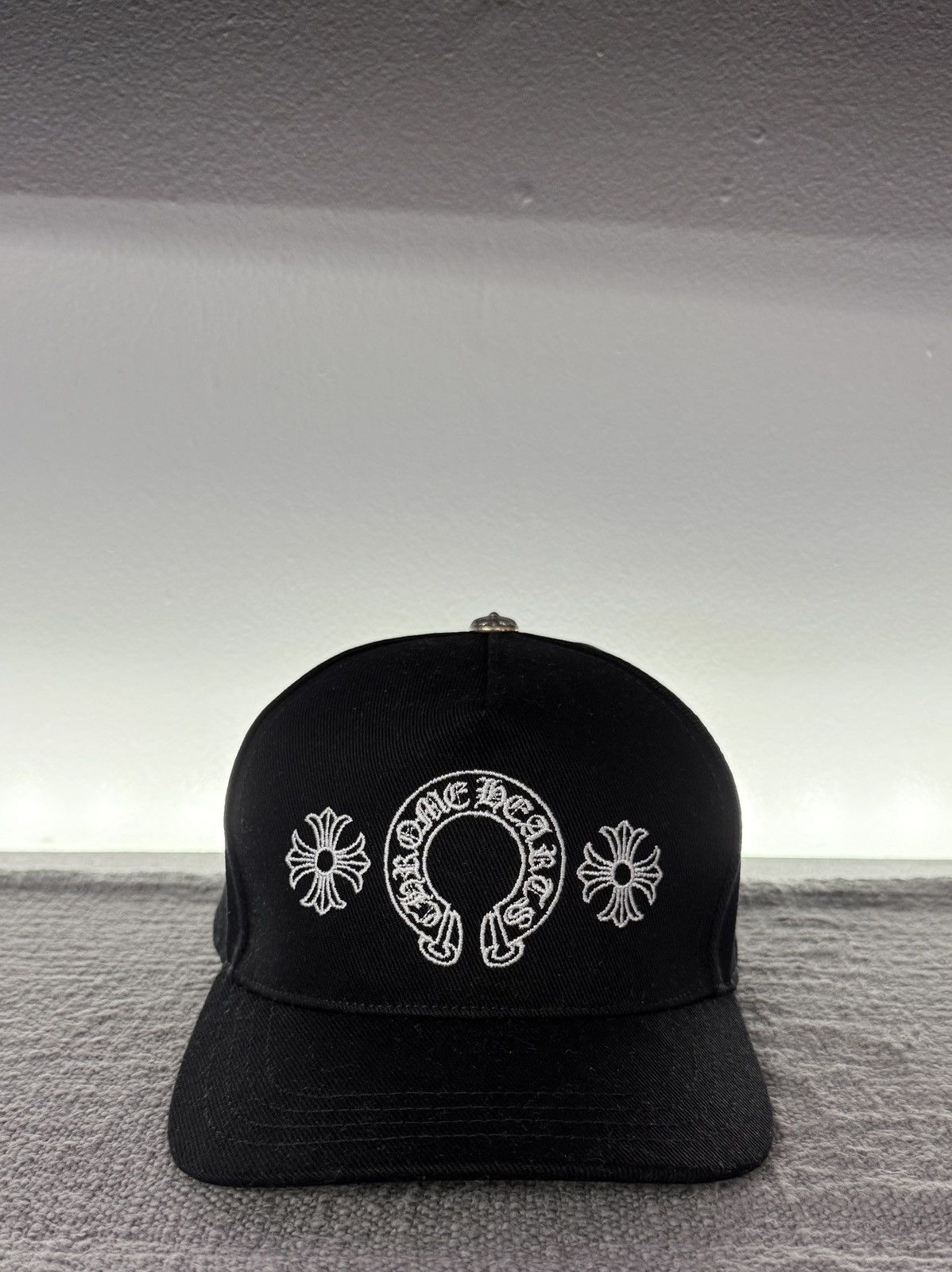 Chrome Hearts CHROME HEARTS Dagger Denim Baseball Hat BLACK