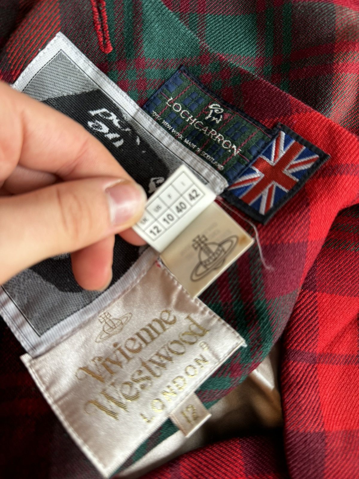 Vivienne Westwood 90s Runaway Vivienne Westwood Red Macpoiret Tartan Skirt Rar Size 28" / US 6 / IT 42 - 6 Thumbnail