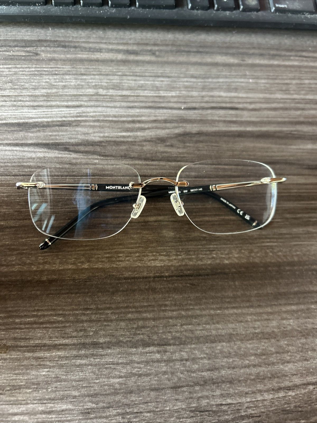 Montblanc Montblanc Clear Lense Rectangle Frame Size ONE SIZE - 1 Thumbnail