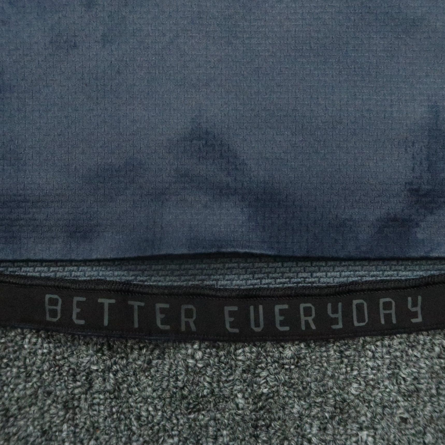 Lululemon Lululemon Hoodie Mens Small Blue Textured Tech Pullover Long Sleeve Hooded Size US S / EU 44-46 / 1 - 4 Thumbnail