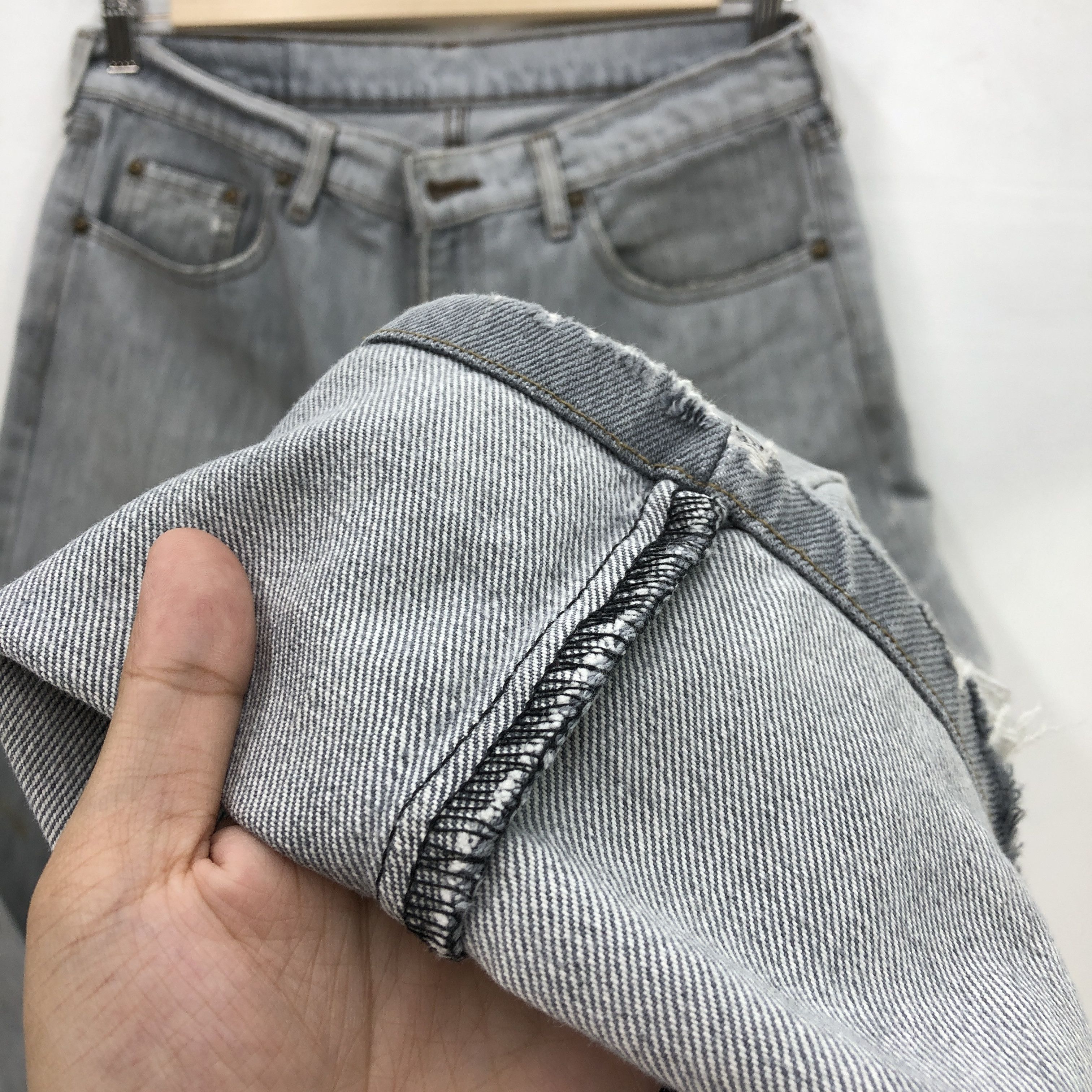 Levi's Vintage Levi's Faded Black Jeans Ash Gray Levis Denim Size US 34 / EU 50 - 8 Thumbnail