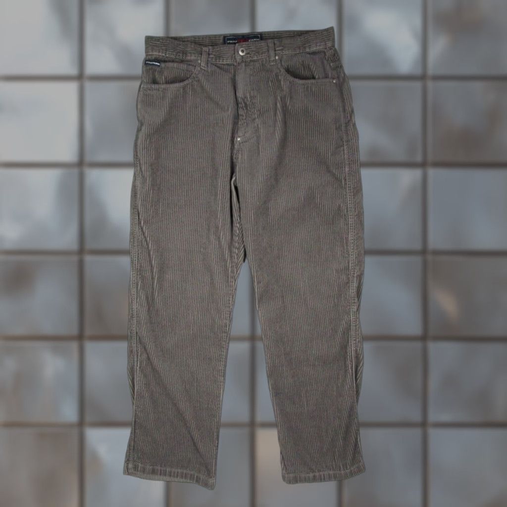 Todd Snyder VINTAGE Phat Farm Pants Mens 34 Gray Corduroy Chino Flat Front 5-Pocket Regular Inseam 31in Mens Size US 34 / EU 50 - 1 Thumbnail