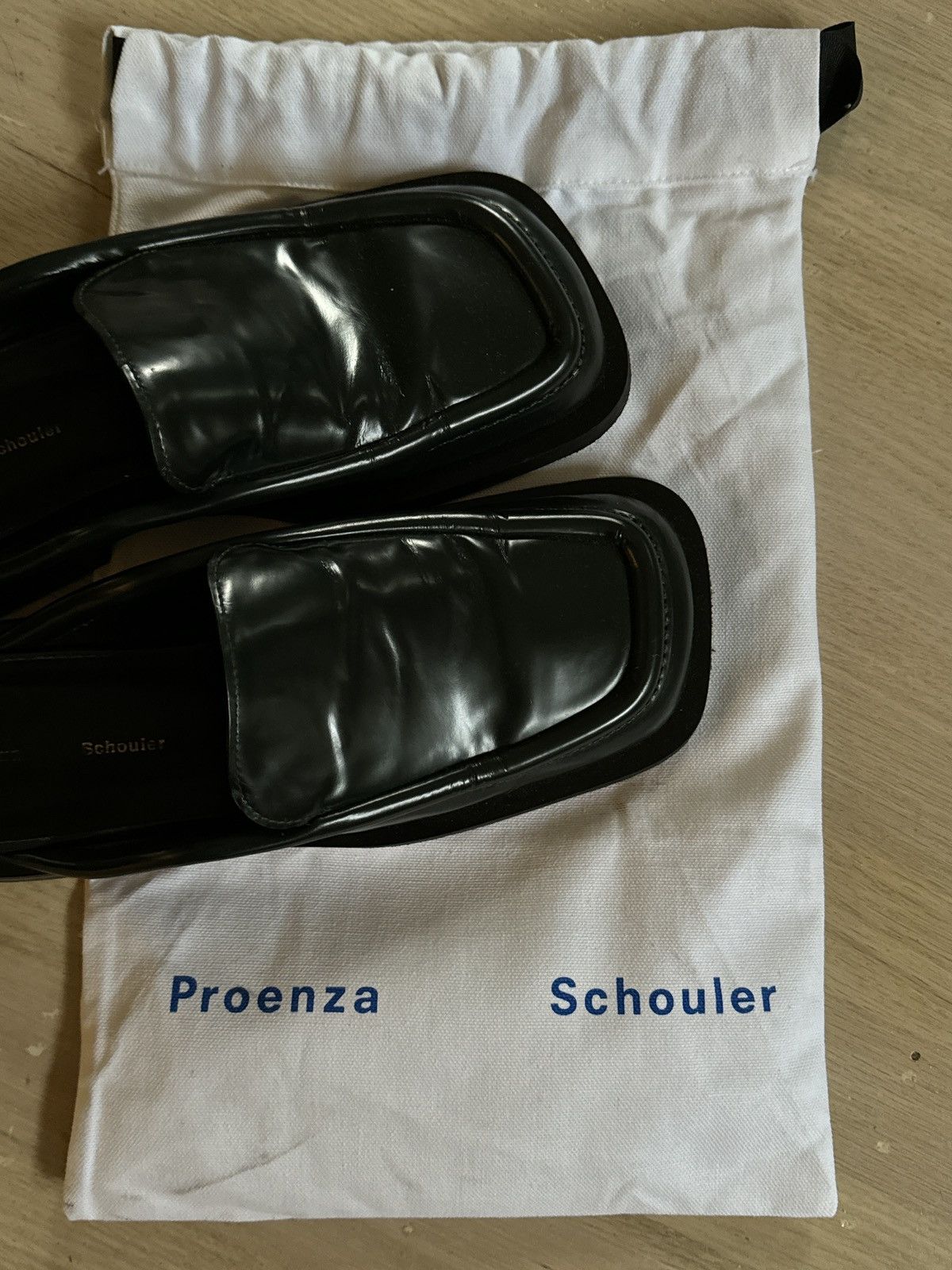 image of Proenza Schouler Mule Shoess Slides in Green, Women's (Size 8)