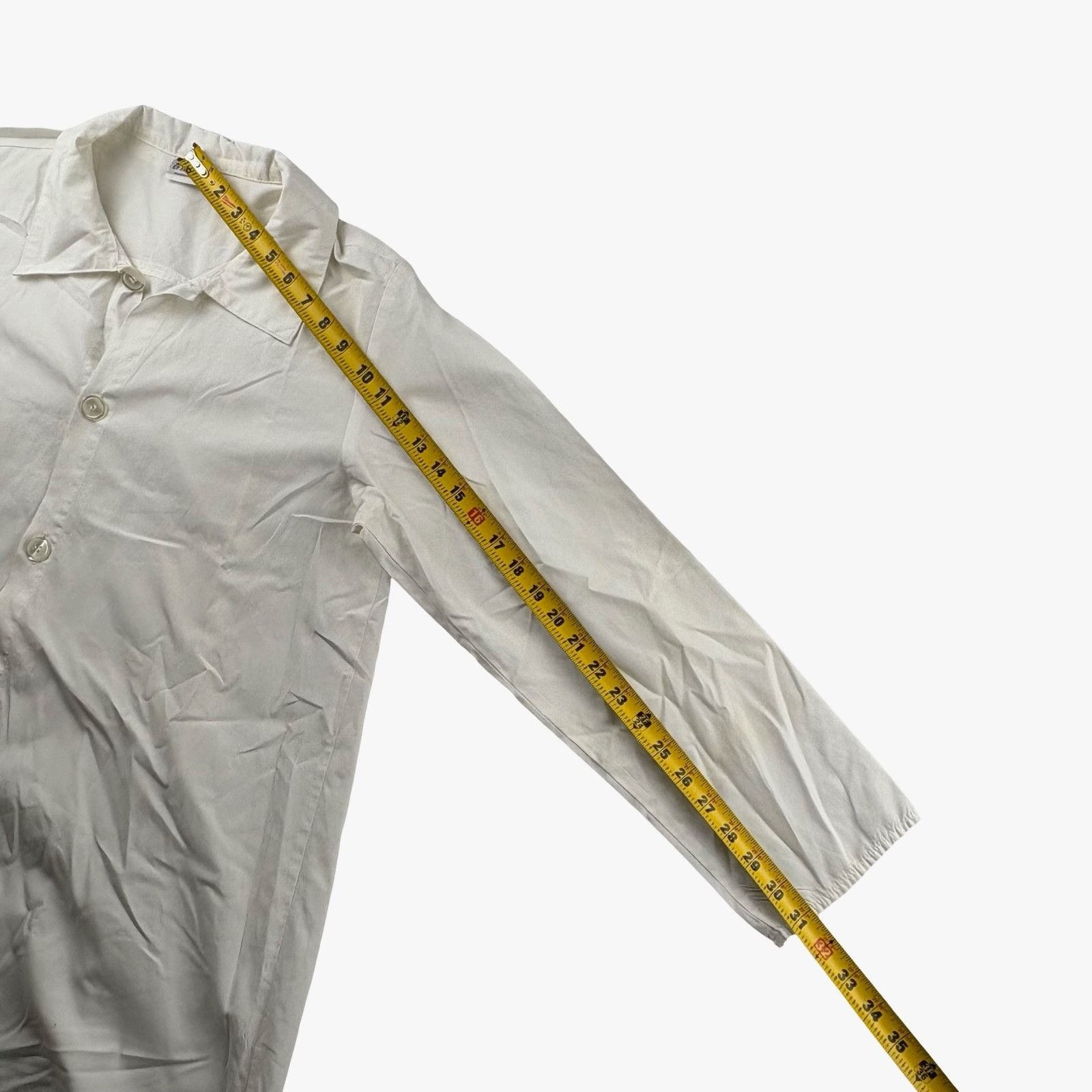 CP Shades CP Shades Women’s Cotton Lagenlook Button-Down Shirt White • Size S / US 4 / IT 40 - 6 Thumbnail