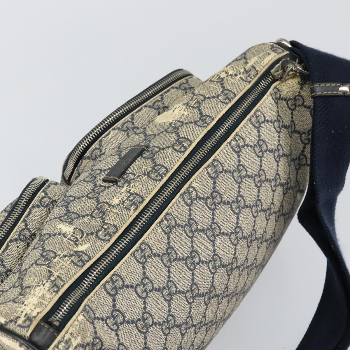 Gucci GUCCI GG Supreme Shoulder Bag Pvc Navy Gold Size ONE SIZE - 6 Thumbnail