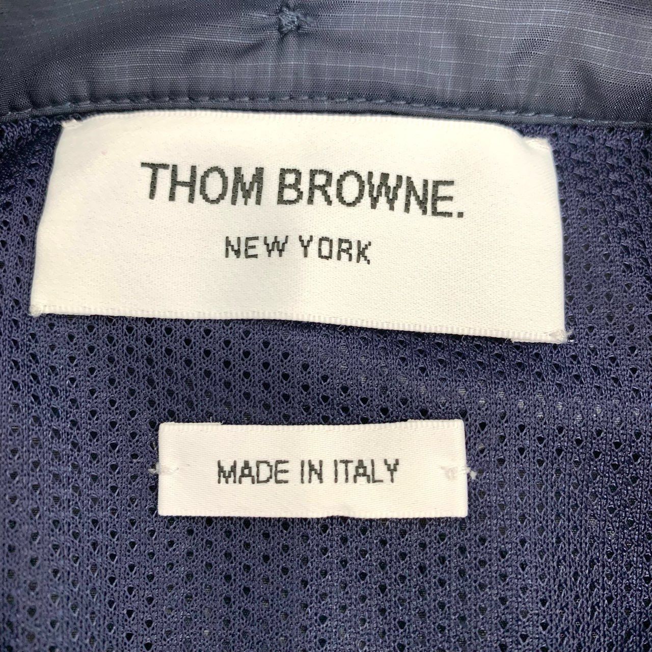 Thom Browne Thom Browne Navy Blue Long Sleeve Shirt Size 1 Made In Italy Size US S / EU 44-46 / 1 - 2 Thumbnail