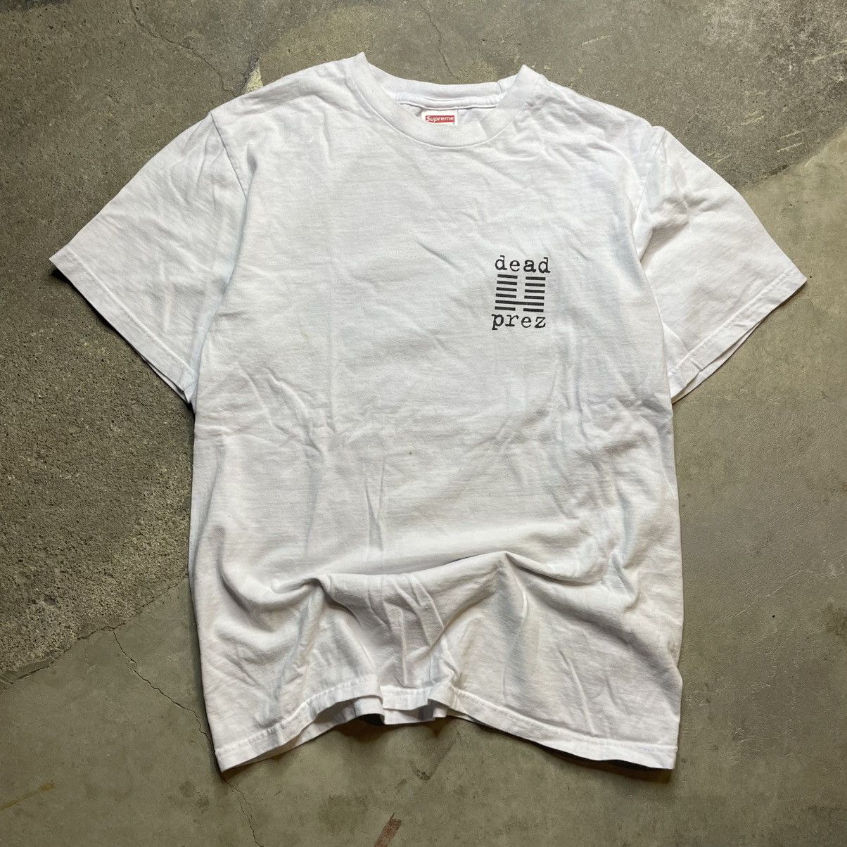 Supreme Supreme Dead Prez Tee White FW19 Size Small Size US S / EU 44-46 / 1 - 2 Thumbnail