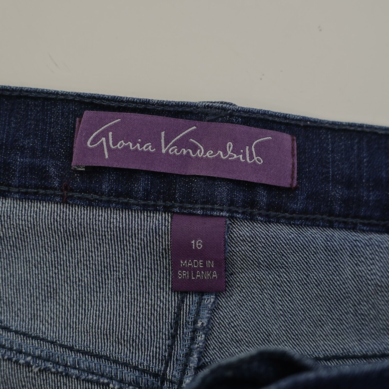 Gloria Vanderbilt Gloria Vanderbilt Amanda Size 16 Short Blue Denim Jeans High Size 38" / US 16 / IT 52 - 5 Thumbnail