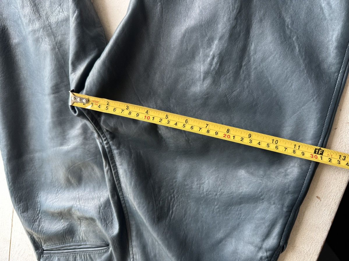 Leather 🚨Vintage leather pants motorcycles BROWN LUXURY Y2K Size 30" / US 8 / IT 44 - 19 Thumbnail