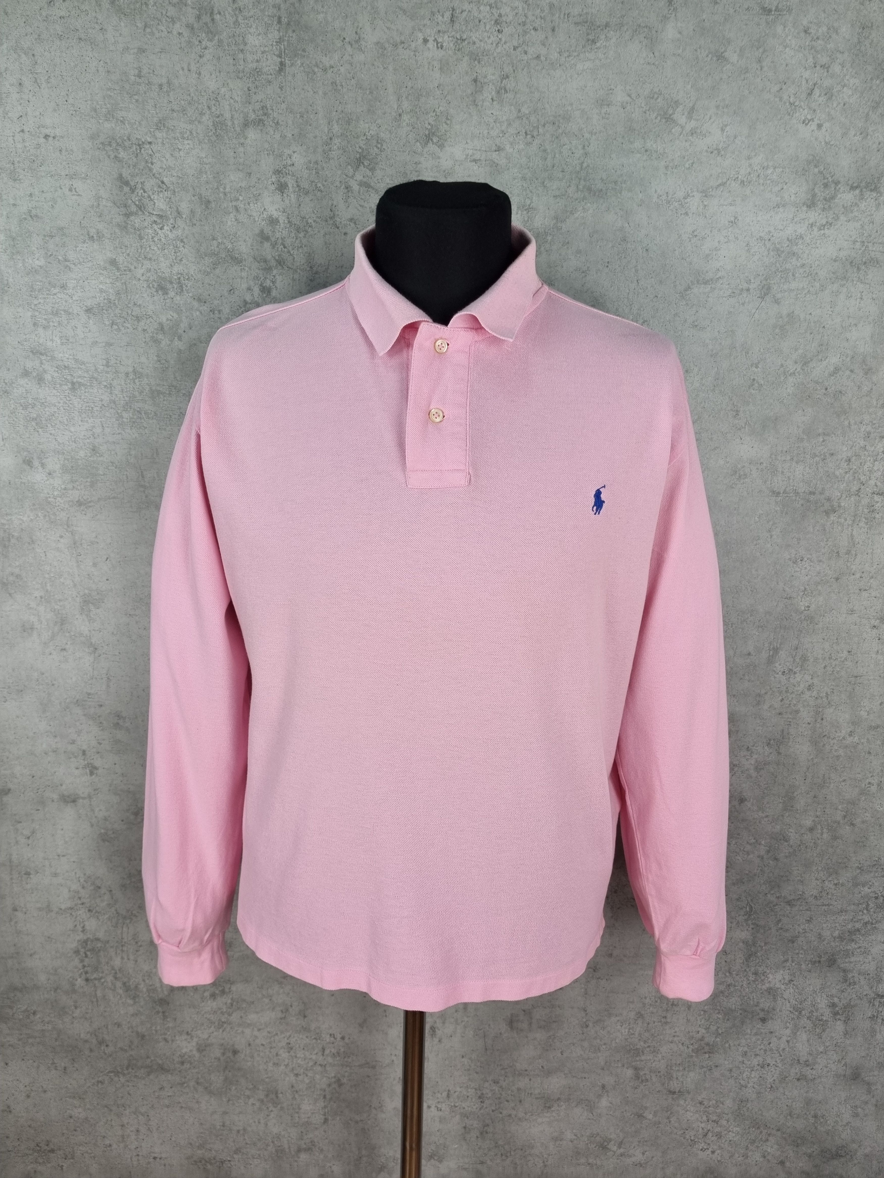 Polo Ralph Lauren Pink Attractive Long Sleeve Polo