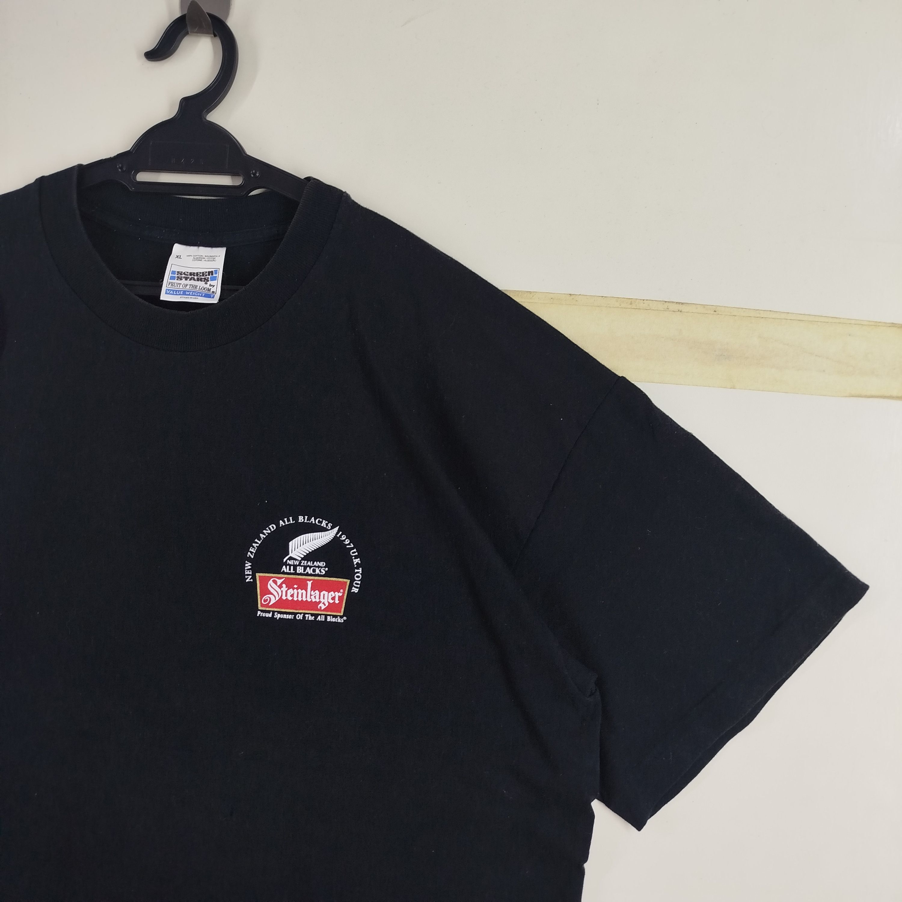 All Blacks Vintage Steinlager All Blacks New Zealand 1997 Tour Size US XL / EU 56 / 4 - 5 Thumbnail