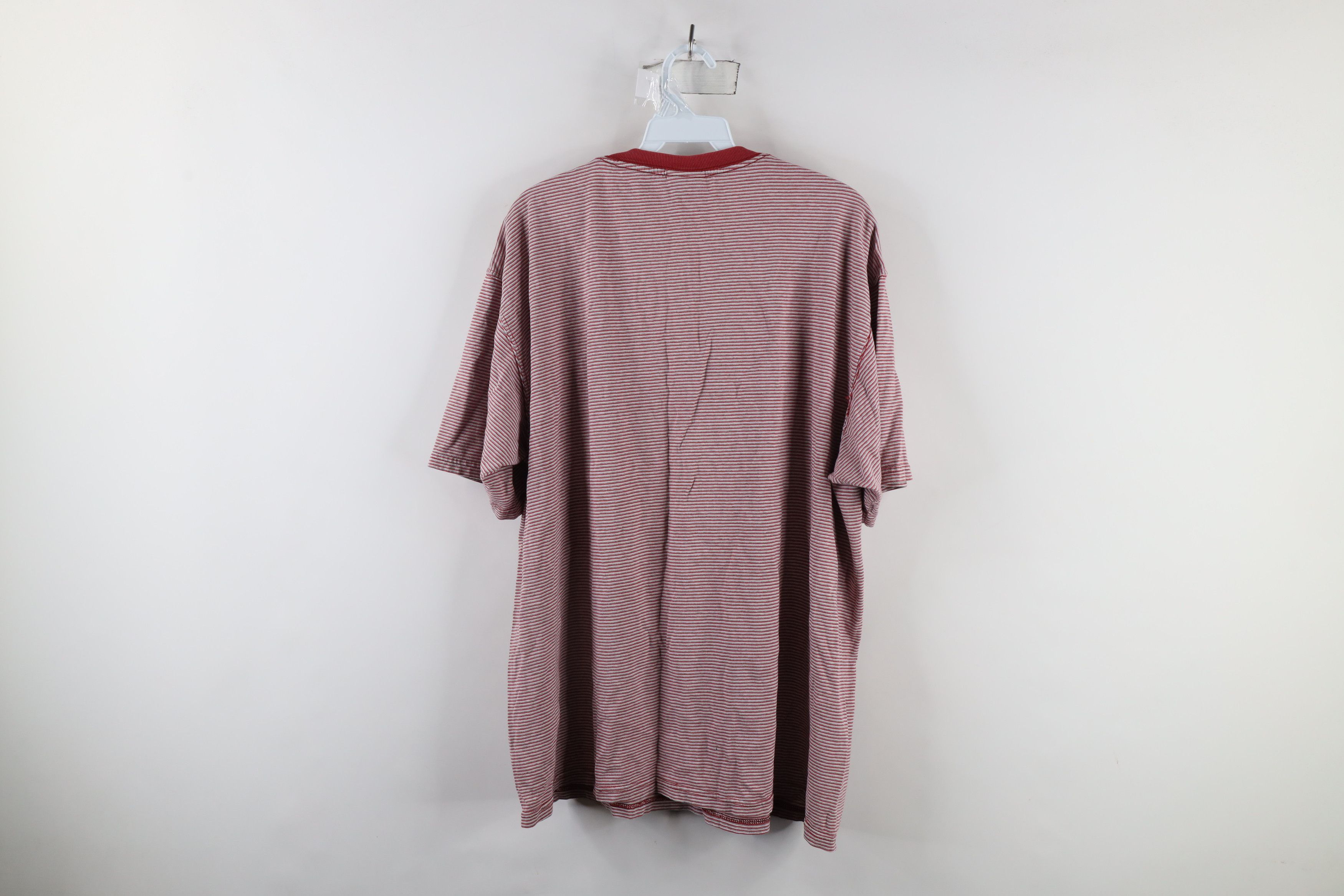 Vintage Vintage 90s Streetwear Blank Striped Short Sleeve T-Shirt Size US XL / EU 56 / 4 - 8 Thumbnail