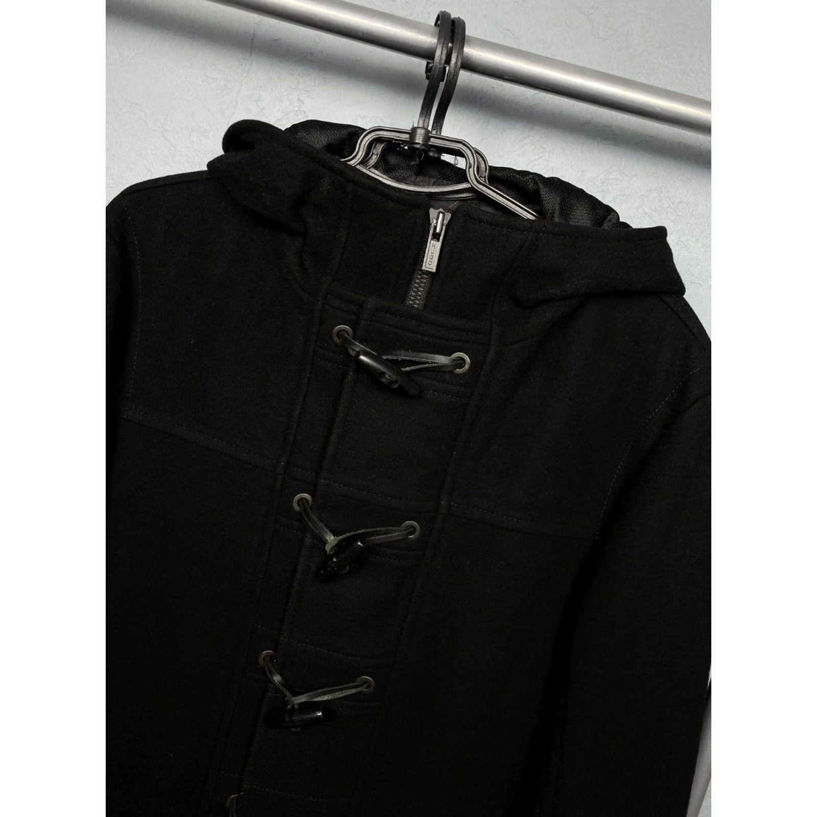 Hugo Boss VINTAGE Hugo Boss Mens Coat Duffle Wool Black M - Wool Duffle Coat Hugo Boss Size US M / EU 48-50 / 2 - 4 Thumbnail