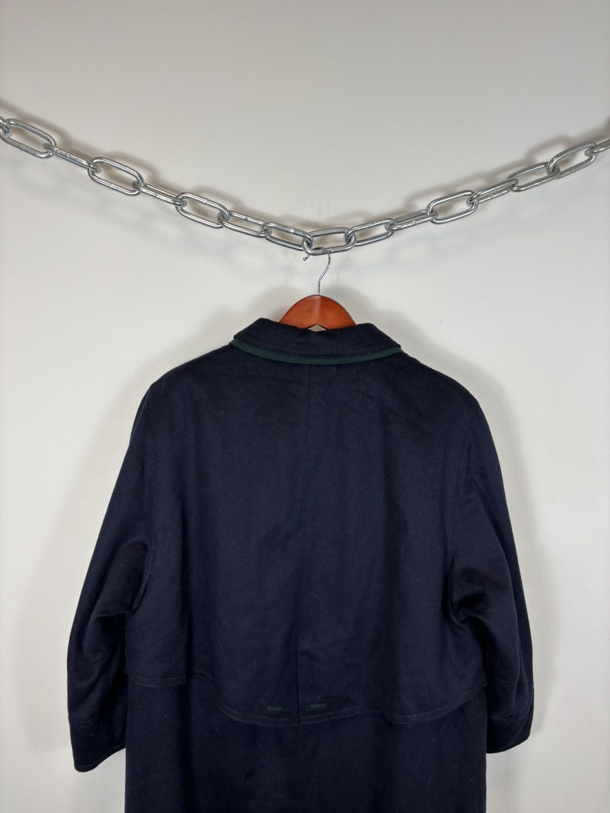 Other Vintage Distler Women’s Navy Blue Austrian Loden Wool Coat Size 3XL / US 20-22 - 18 Thumbnail