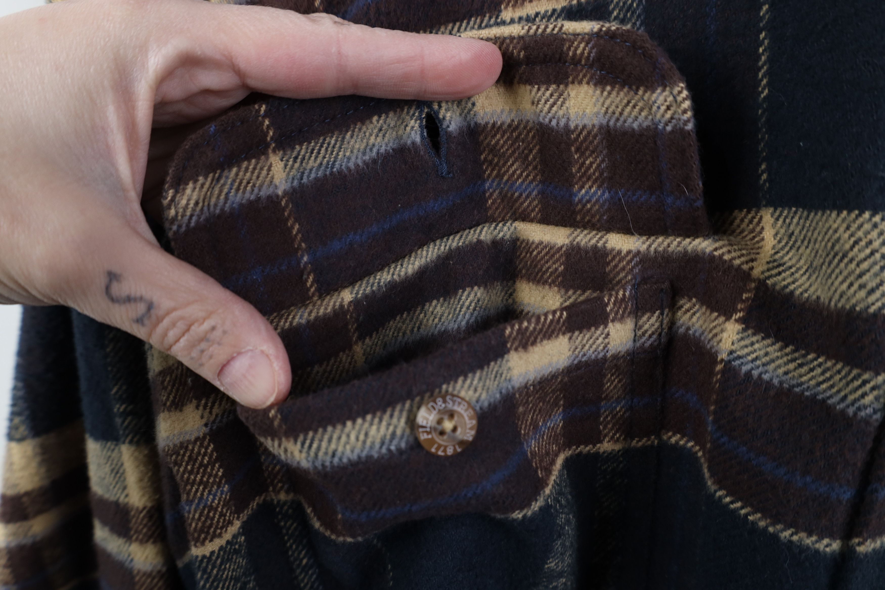 Vintage Vintage 90s Y2K Streetwear Flannel Button Shirt Plaid Size US L / EU 52-54 / 3 - 5 Thumbnail