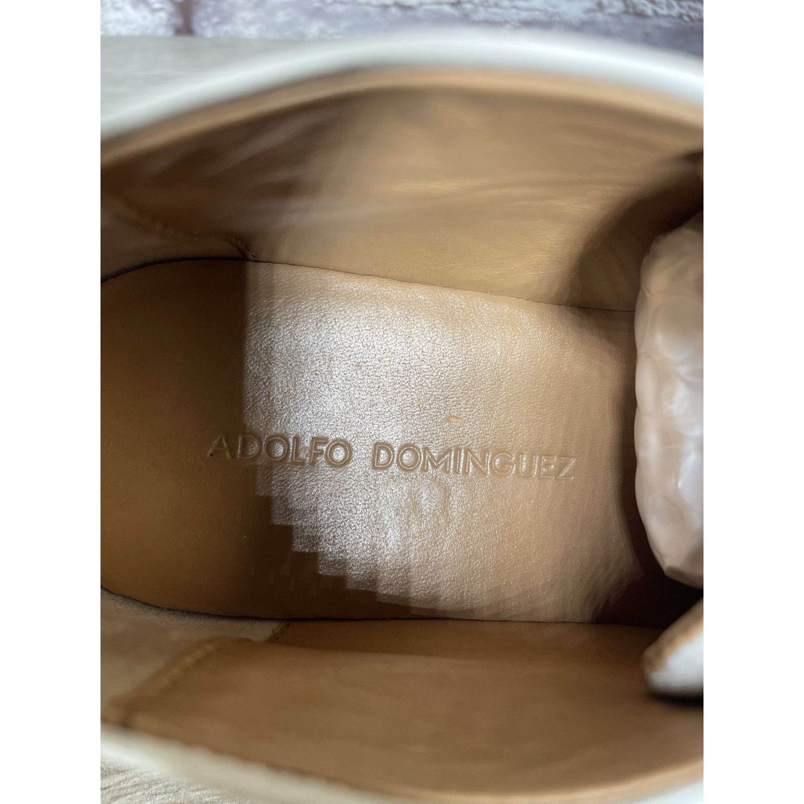Adolfo Dominguez Adolfo Dominguez White Leather Casual Lace Up Sneakers Women Size US 8.5 / IT 38.5 - 4 Thumbnail