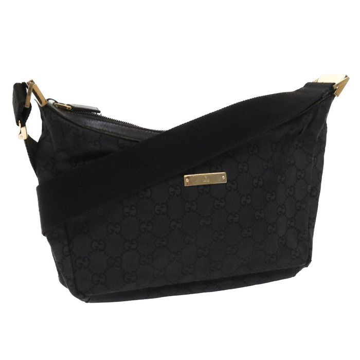 Gucci GUCCI GG Canvas Shoulder Bag Black 019 0433 Auth 56218 Grailed