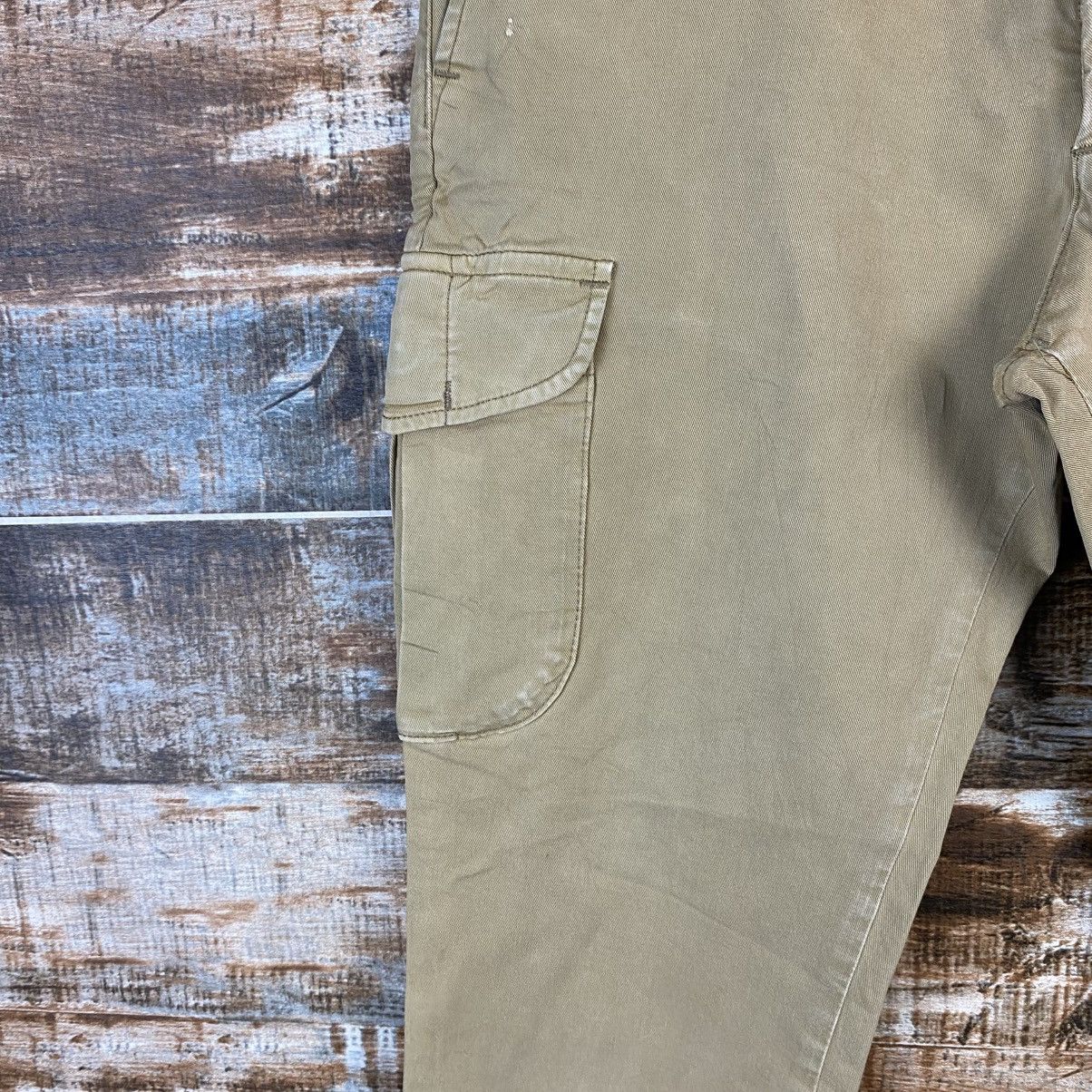 Japanese Brand DL Edwin Beige Cargo utility Multipocket Pants #C895 Size US 29 - 9 Thumbnail
