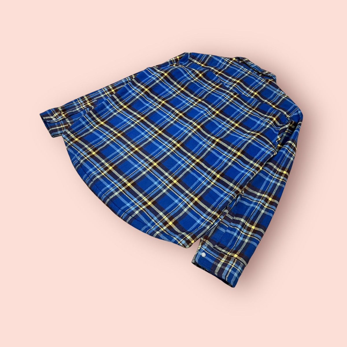 Flannel × Japanese Brand × Uniqlo VINTAGE UNIQLO WESTERN DESIGN DOUBLE CHEST POCKET FLANNEL Size US XL / EU 56 / 4 - 23 Thumbnail