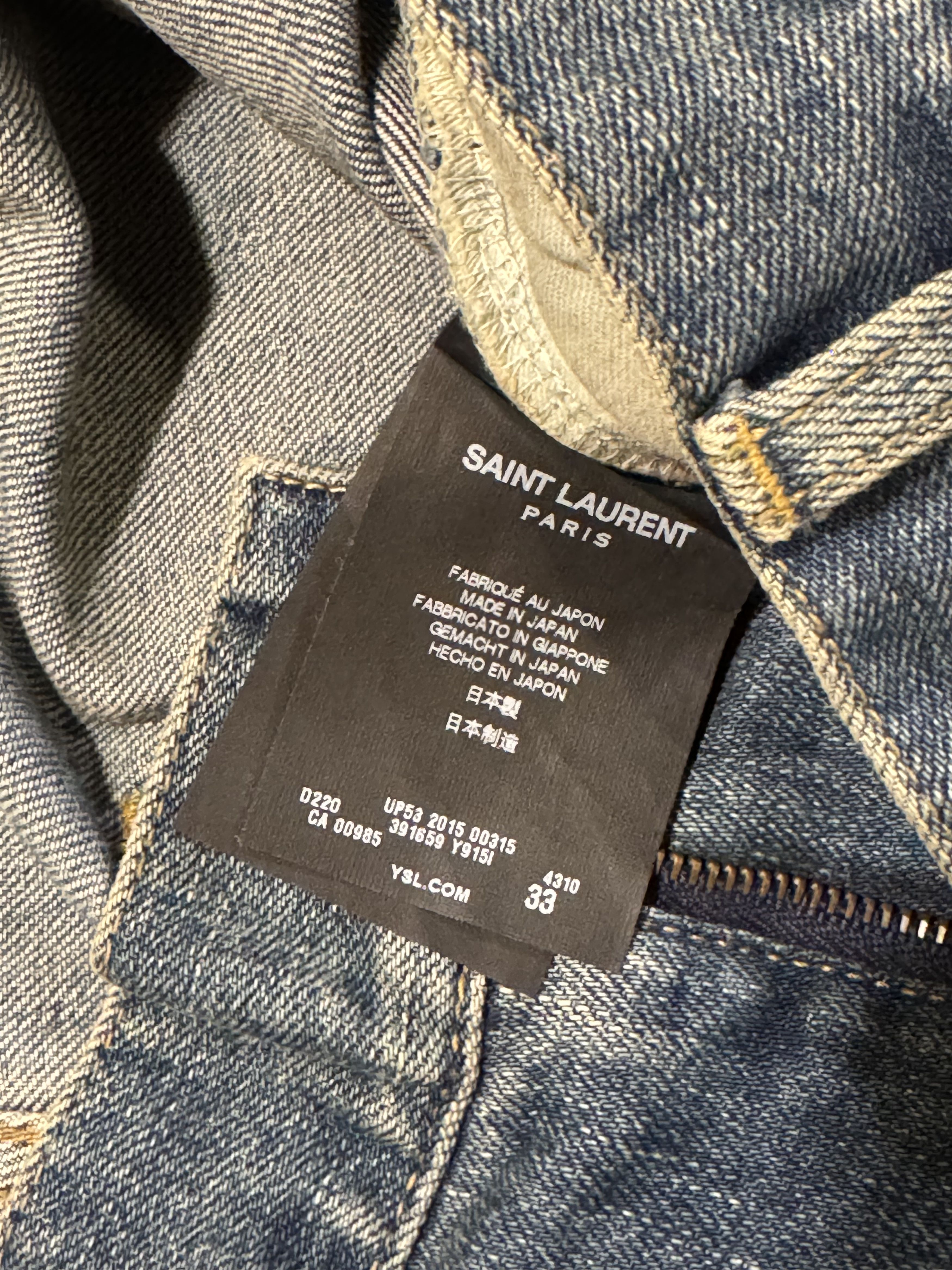 Saint Laurent Paris Saint Laurent Crash Jeans 2017 Size US 32 / EU 48 - 13 Thumbnail