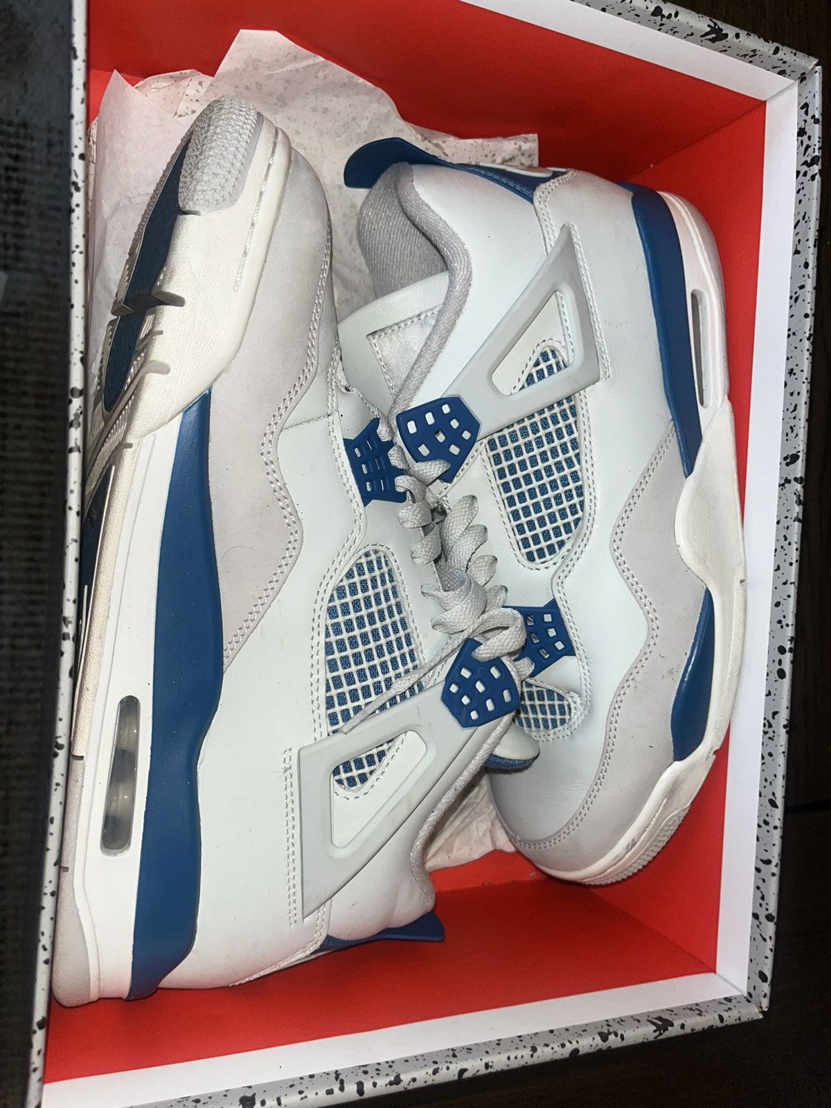 Jordan Brand Jordan 4 miltary blue Size US 8.5 / EU 41-42 - 1 Thumbnail