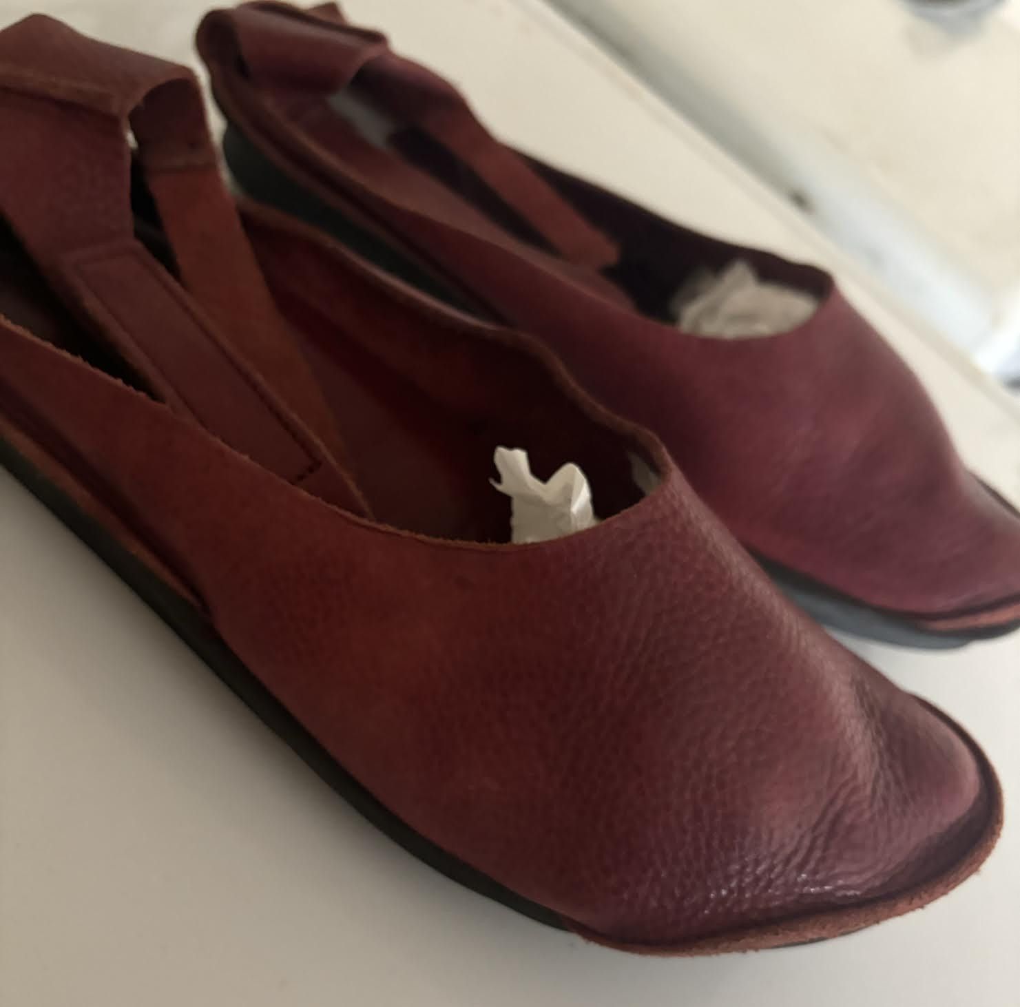 Trippen Trippen brown/burgundy slippers Size US 8.5 / IT 38.5 - 1 Thumbnail
