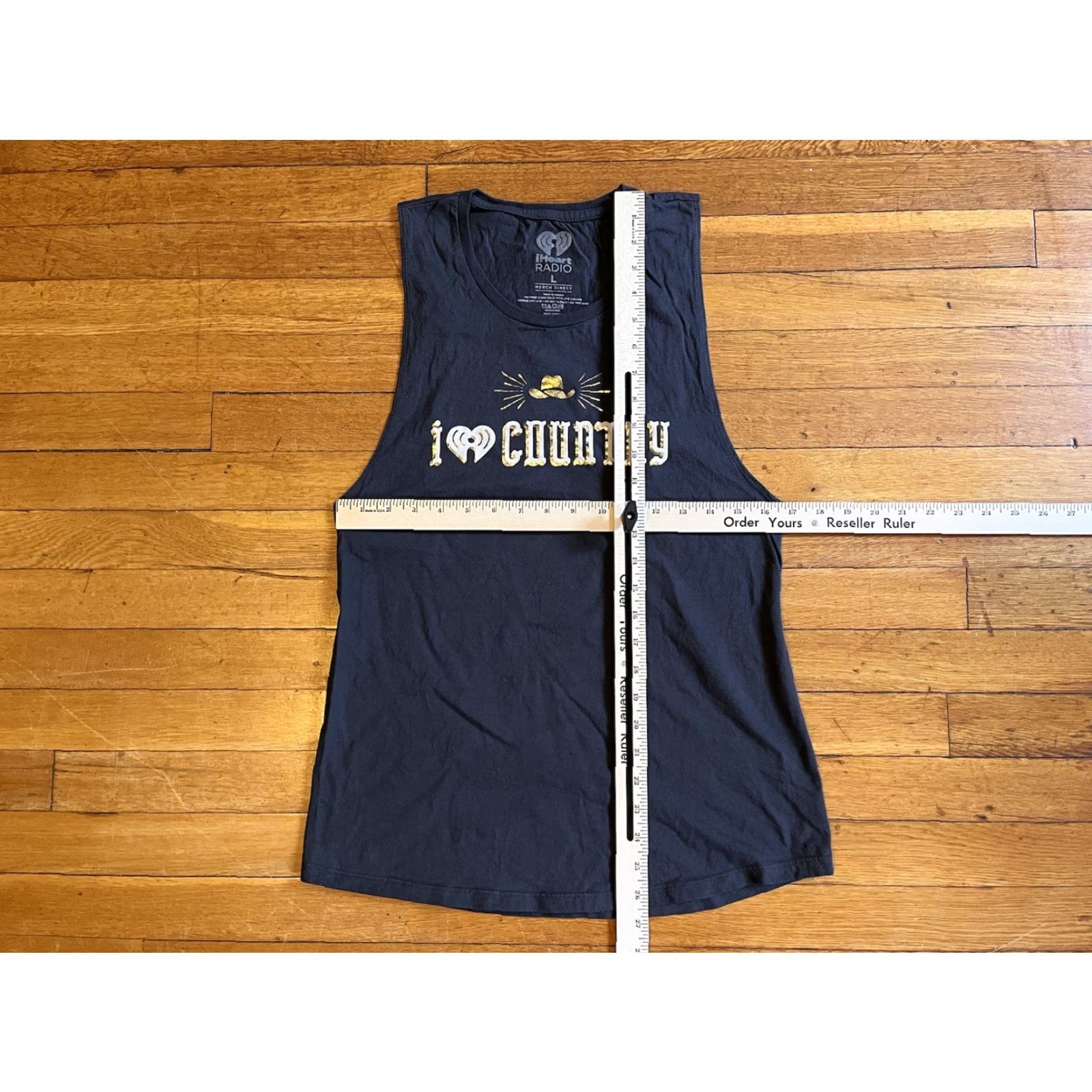 Vintage iHeart Country Festival Tank Women’s Large Black Tank Top Graphic Print Vintage No Size L / US 10 / IT 46 - 7 Thumbnail