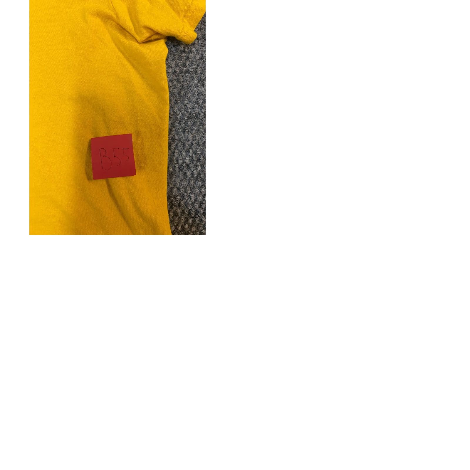 Vintage Tetris Womens Blouse 3X Plus Yellow Crew Neck Long Sleeve Ruffle Breathable Size XXL / US 16-18 / IT 52-54 - 9 Thumbnail