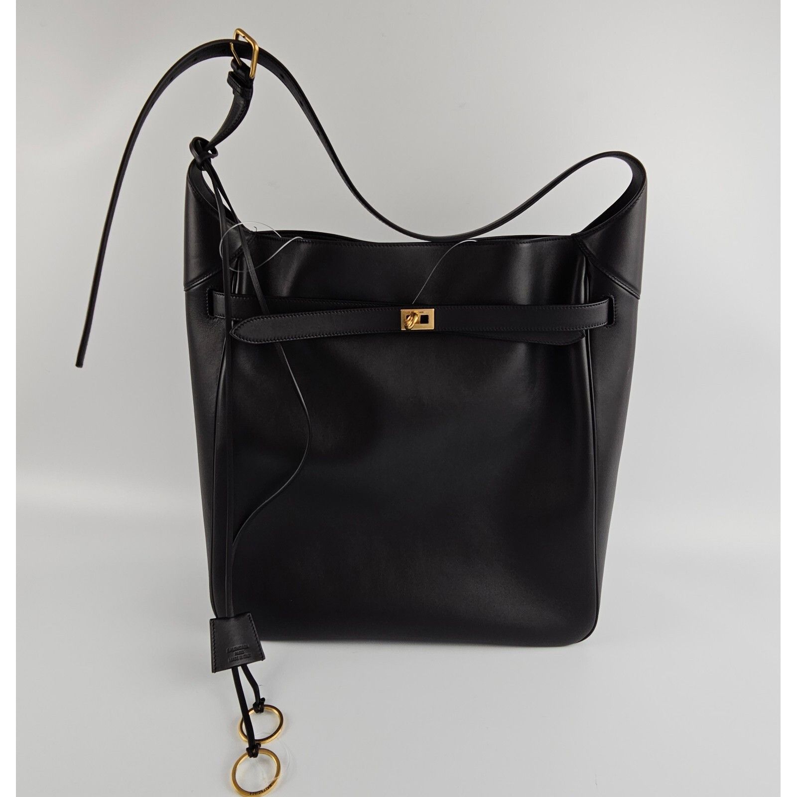 Balenciaga BALENCIAGA Bel Air Large $3990 Black Smooth Calfksin Hobo Ba Size ONE SIZE - 3 Thumbnail
