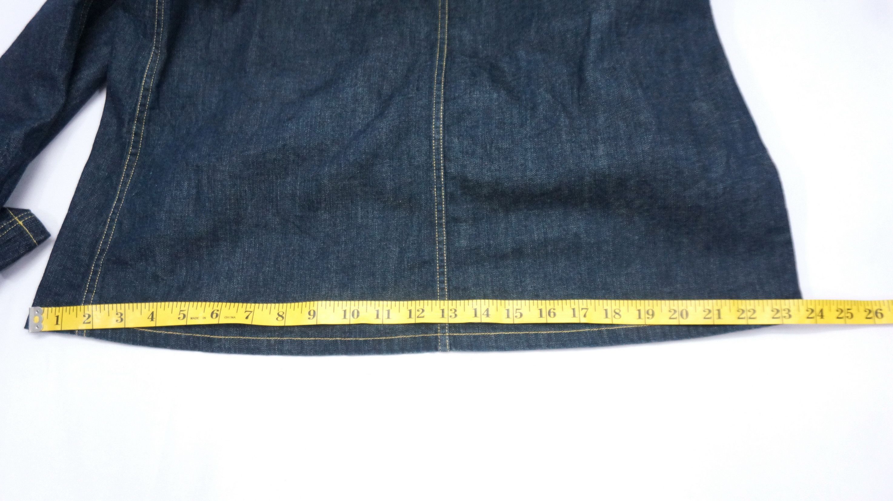 Japanese Brand KAPITAL Denim Shop Coat Indigo Size S / US 4 / IT 40 - 14 Thumbnail